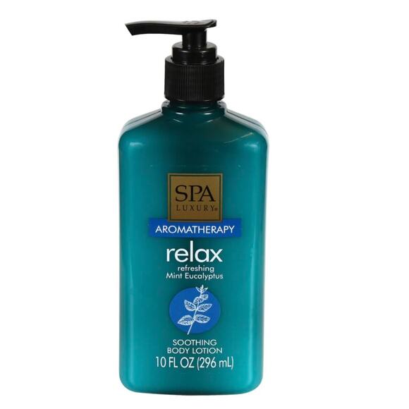 Spa Luxury Refreshing Mint Eucalyptus Soothing Body Lotion 10 FL Oz, NEW - Picture 1 of 2